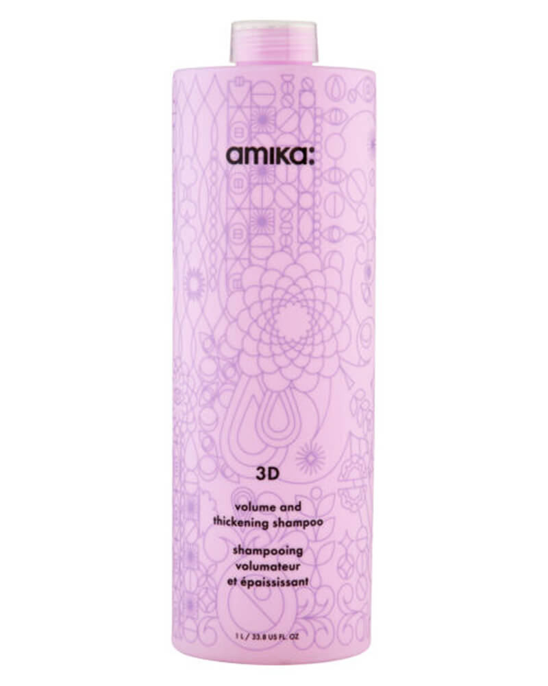 Amika: 3D Volume And Thickening Shampoo (O) 1000 ml