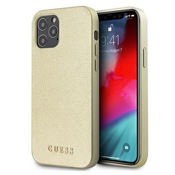 Guess iPhone 12 Pro Max Skal Iridescent - Guld
