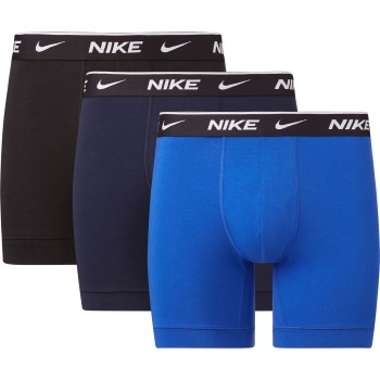 Nike Kalsonger 3P Everyday Essentials Cotton Stretch Boxer Svart/Blå bomull Large Herr